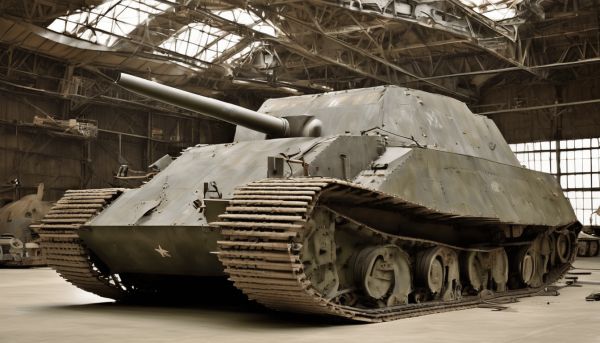 Un prototype de char super lourd : le Panzer VIII Maus